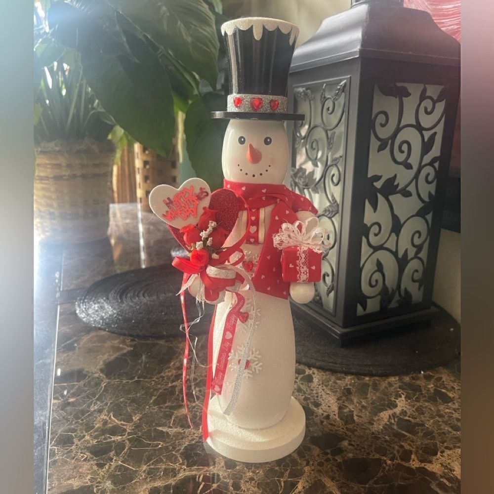 Valentine's Day Snowman Nutcracker!